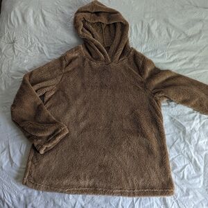 NWB Teddy Bear Fleece Hooded Shirt